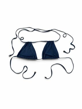 Anemos Navy Blue String Bikini Top